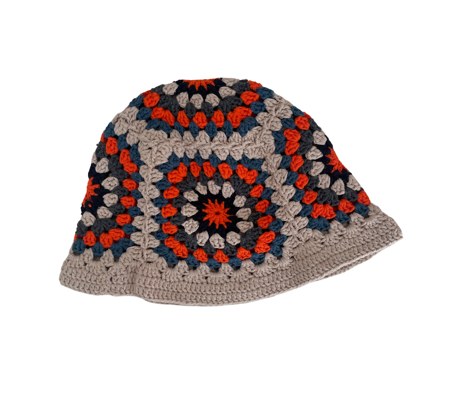 Autumn Squares Hat