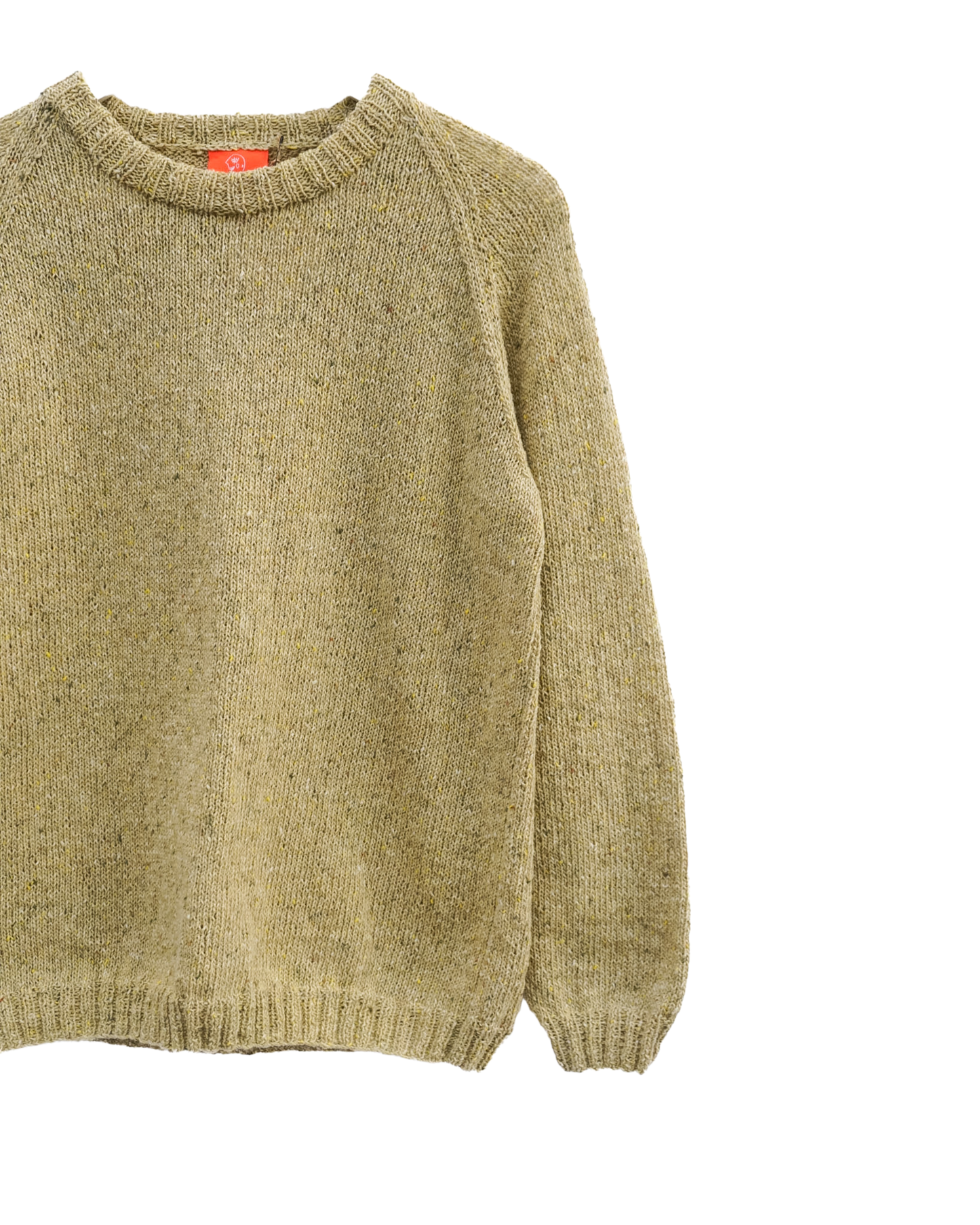 Soft Lime Flecked Jumper