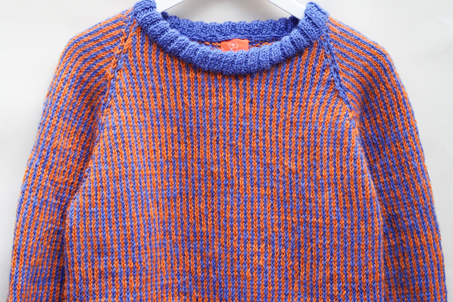 Blue Neck Jumper