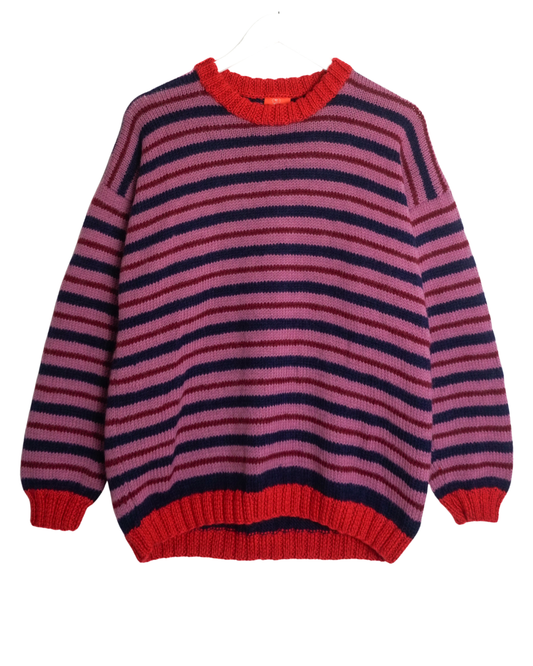 Berry Stripe Jumper