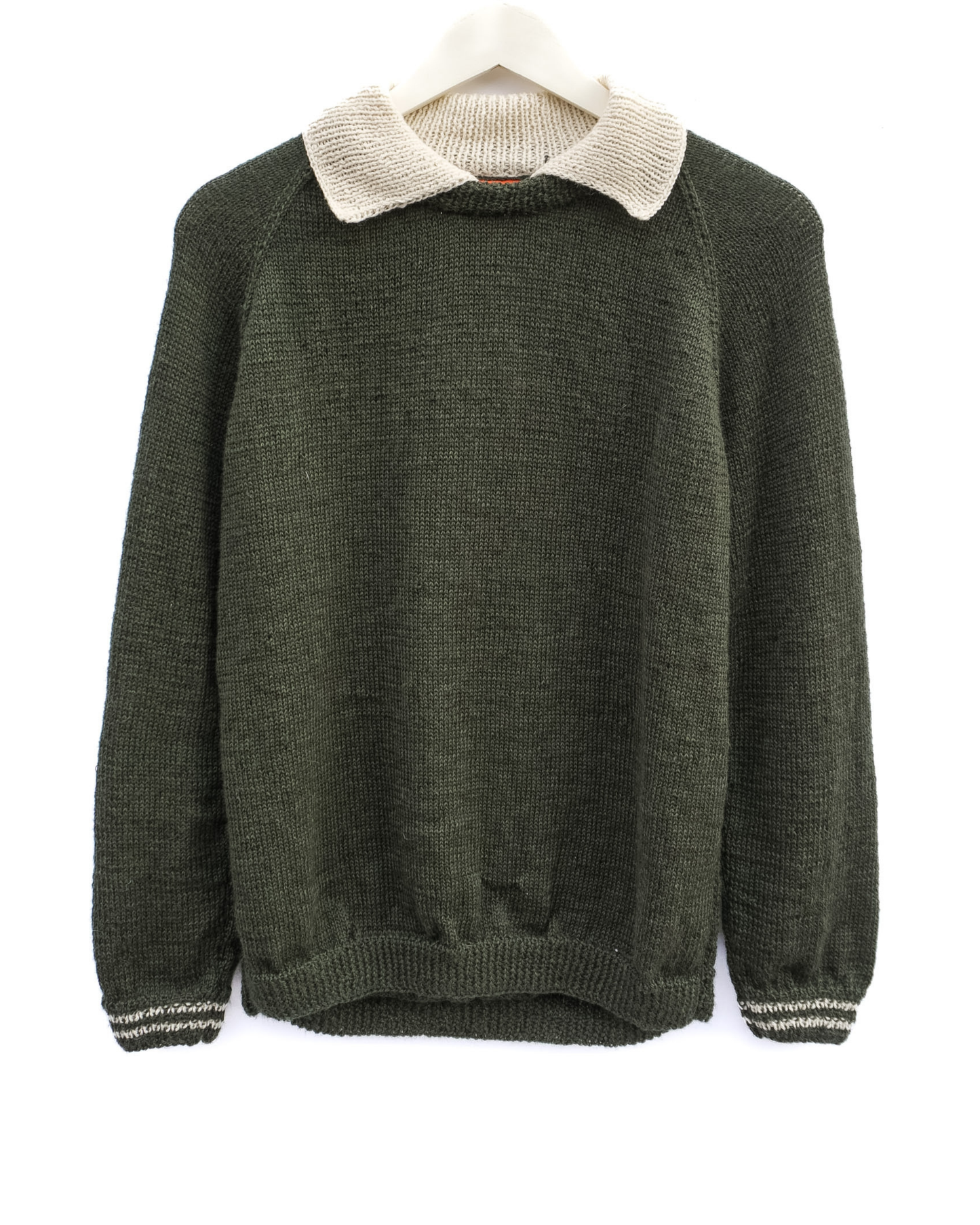 Cream Collar Forest Jumper