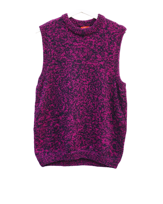 Magenta Flecked Vest