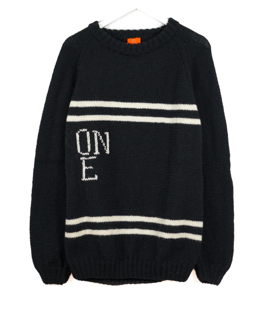The 'One' Black Jumper