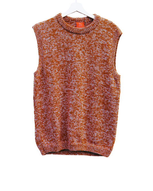 Terracotta Fleck Vest