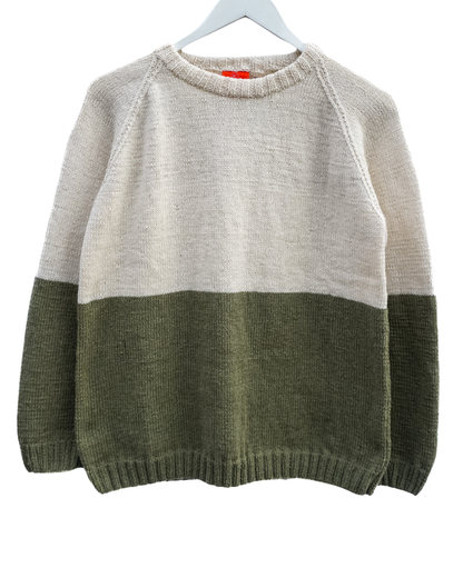 Ecru Khaki Duo Jumper