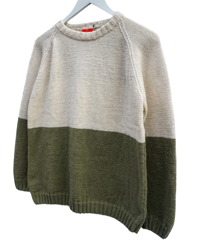 Ecru Khaki Duo Jumper