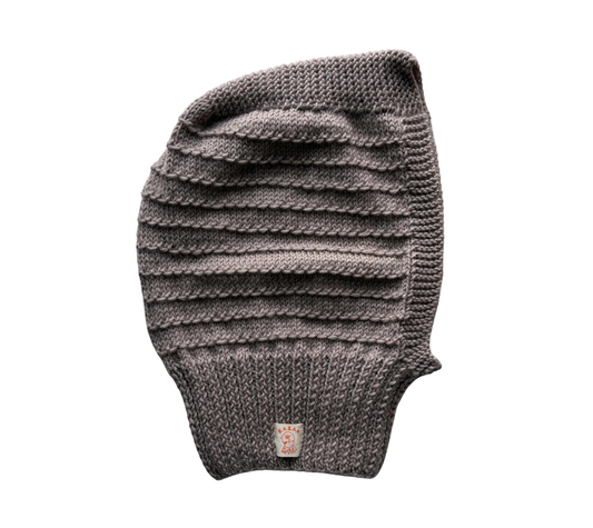 Stone Grey Rib Balaclava