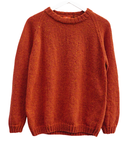 Burnt Orange Flecked Jumper