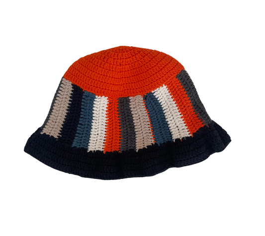 Orange Panel Hat