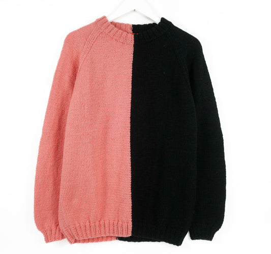 Pink Orange and Black Jumper
