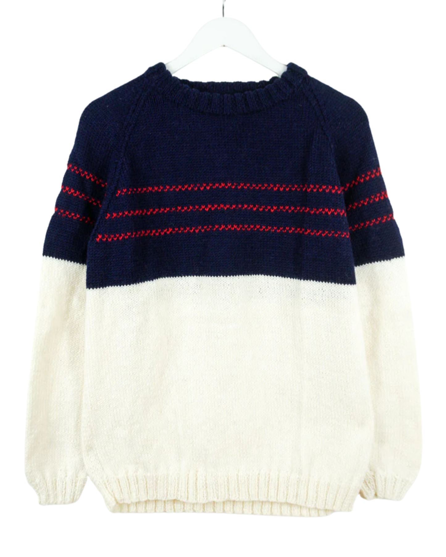 Dark Navy + Ivory Jumper