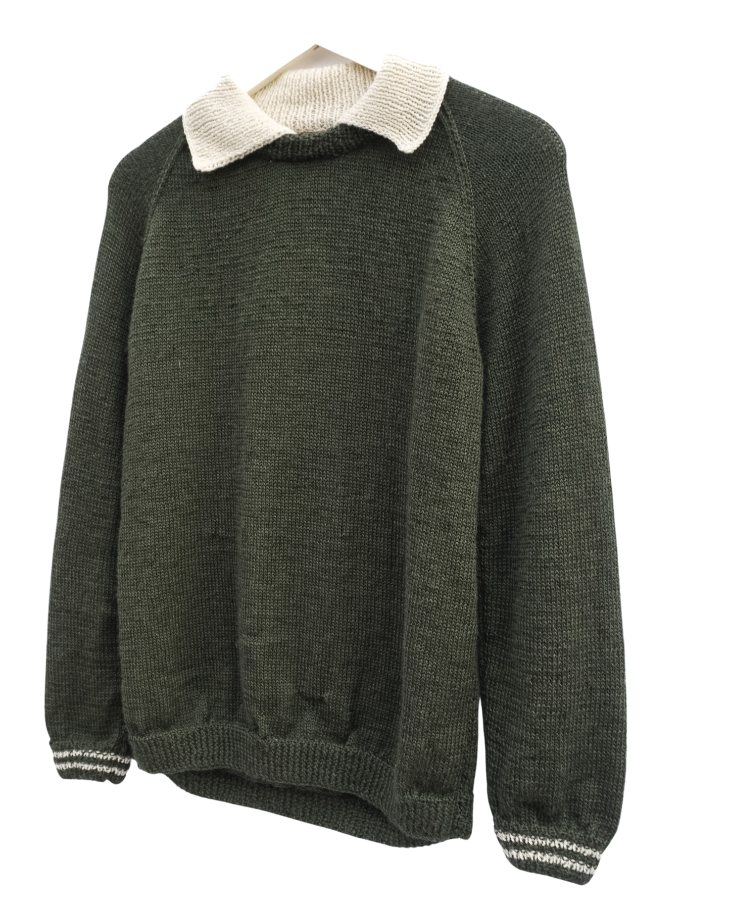 Cream Collar Forest Jumper