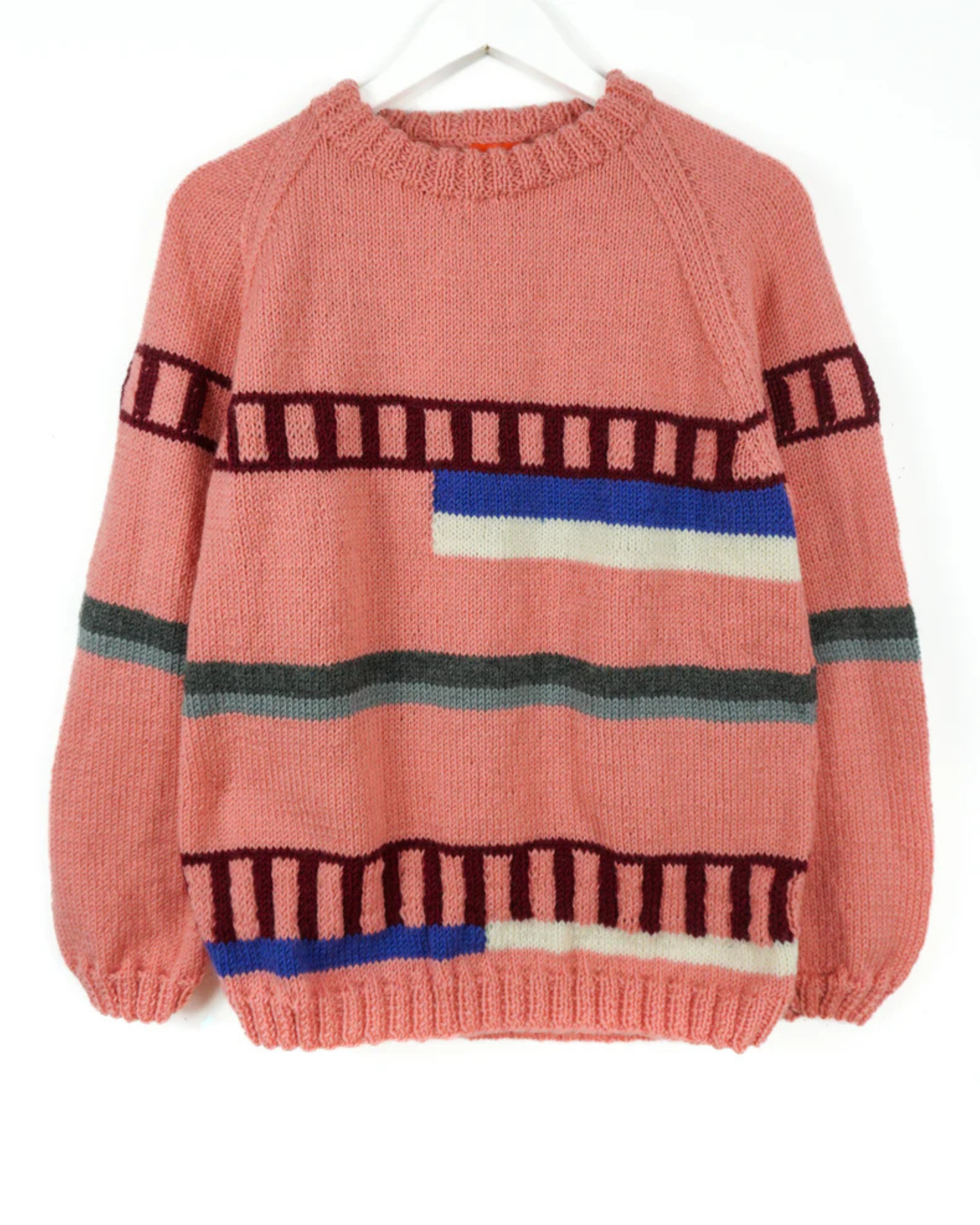 Salmon Patterned Jumper
