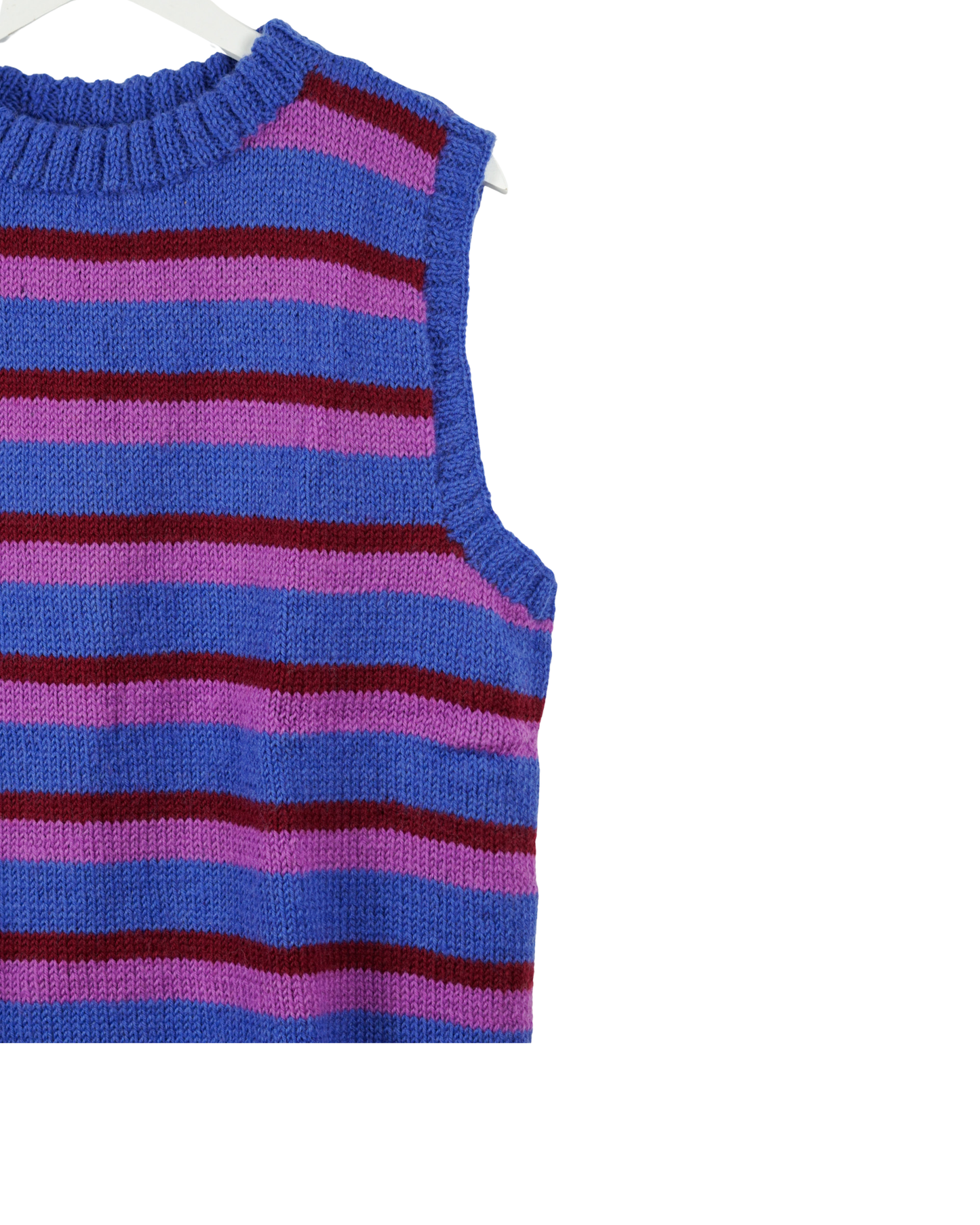 Striped Cobalt Vest