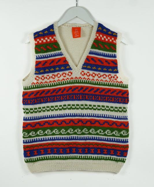 White Heritage Vest on a white back ground