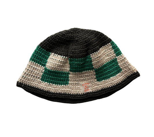 Forest Path Hat, one-off hand-crocheted hat by Kazak Woolies