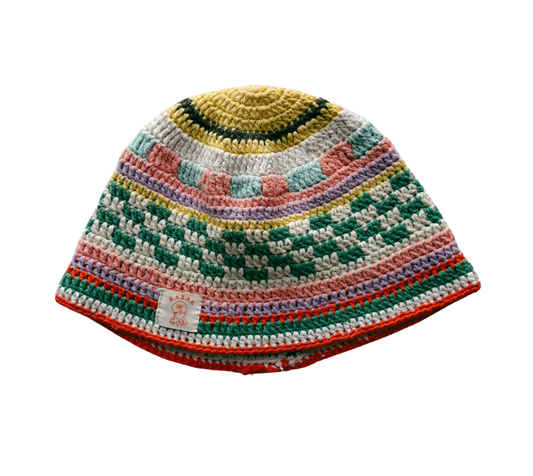 Sunfield Crochet Hat, one-off hand-crocheted hat by Kazak Woolies
